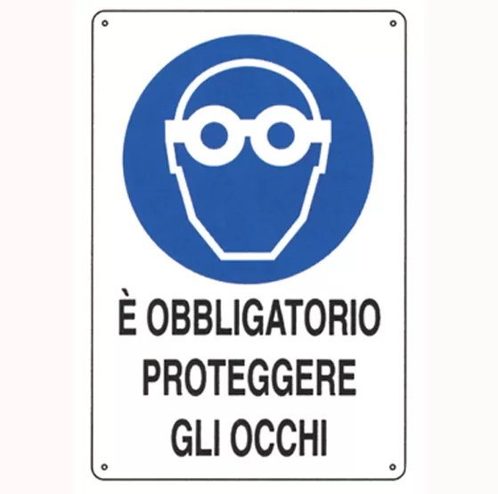 Cartello all. obbligo protezione visiva 0180.21.00 d&b